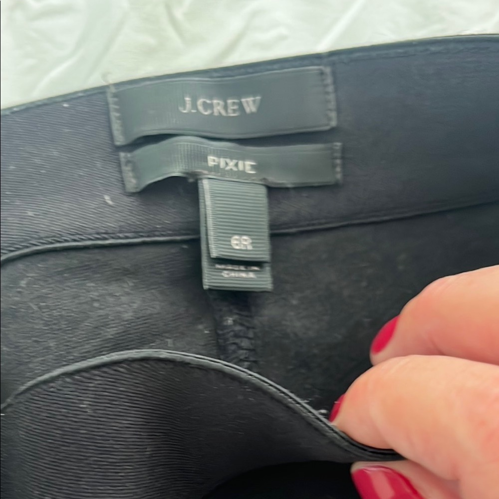 J.Crew Classic Black Pixie Trousers